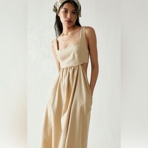 Free People Dressed for Sunshine Dress in Desert Topaz
